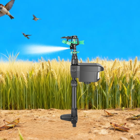Solar Motion Activated Sprinkler, Motion-Activated Water Blaster with 0-270° Adjustable Spray, Day/Night Modes, Animal Sensor Sprinkler for Gardens, Farms, Orchards