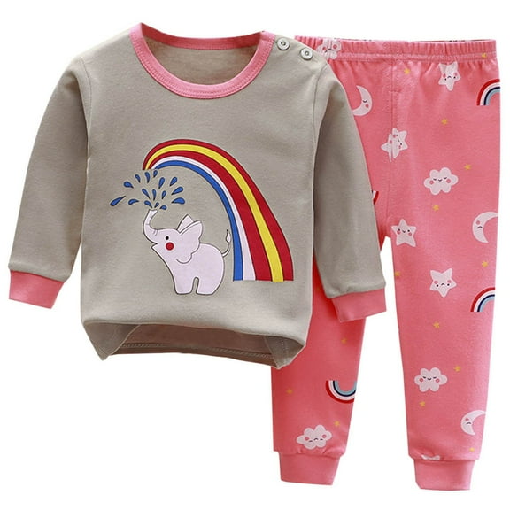 Avrntaa Toddler Girl Sets - Baby Girl Fall Outfits Long Sleeve Sweatshirt Tops   Pants Set Baby Clothes Set Gray Outfits Size 2-3T