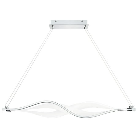 

Quoizel Pcstg138 Saratoga 38 Wide Led Abstract Chandelier - Chrome