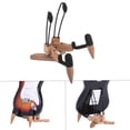 thumbnail image 4 of Instrumentos musicales Soporte plegable de madera dura para instrumentos musicales, soporte para guitarra eléctrica, bajo, Color madera Natural Tomshoo Instrumentos musicales, 4 of 6