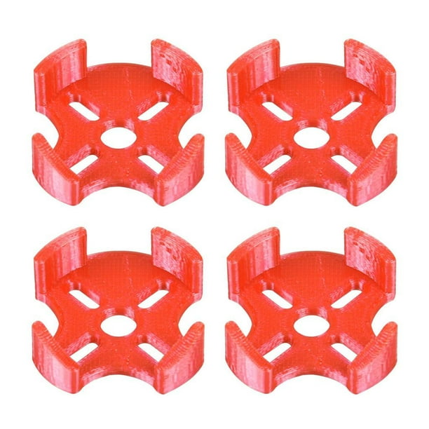 4X Base de Protección para 2204 a 2306 Motor de 1.5x1.5x0.59 pulgadas rojo