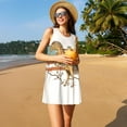 thumbnail image 3 of Disketp Vintage Wild West Cowboy para Vestido sin Mangas para Mujeres, Vestidos de Verano para Mujeres, Casual y Holgado para la Playa, 3 of 7