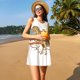 thumbnail image 3 of Fotbe Vintage Wild West Cowboy Vestido de Verano sin Mangas para Mujer – Vestido Midi Línea A, Estilo Camiseta Floral, Vestido Playero Casual y Fluido, 3 of 7