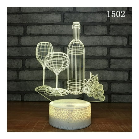 

Color Changing Night Lamp RGB LED Light Board Night Light Lamp Acrylic Blank Gift for Girl Home Decoration Black Background Colorful Touch 1502