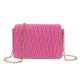 thumbnail image 1 of Adecuado para citas diarias y desplazamientos, bolso cuadrado pequeño de moda, bolso de hombro de cuero artificial, rosa, 1 of 5