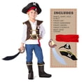 thumbnail image 2 of Disfraz de pirata de Halloween para niños, de Spooktacular Creations, azul, 2 of 6