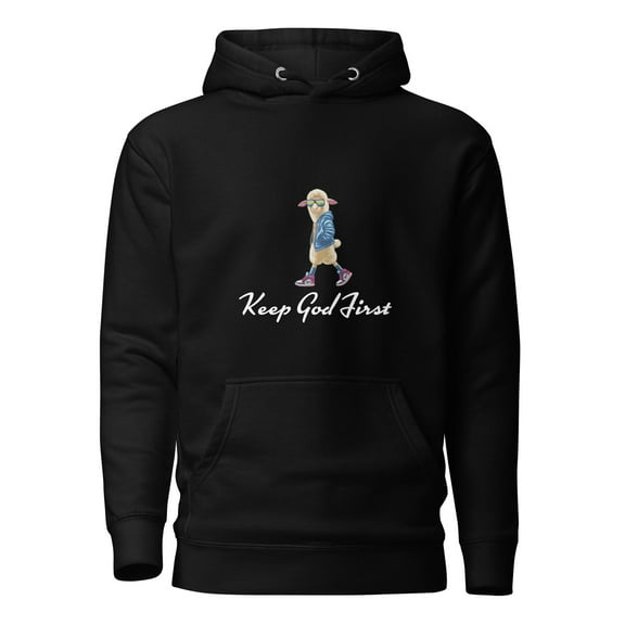 Keep God First Faith Based Apparel Christian Unisex Hoodie