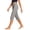 Gray, variant on Womens High Waisted Button Fly Stretchy Capris, Straight Leg Pants with Pockets Tummy Control for Everyday Wear Light Blue S-XXL,Size 2XL
