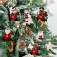 thumbnail image 4 of Colgante de árbol de Navidad para niños, adornos de Papá Noel, muñeco de nieve, oso, alce, muñeco para el hogar, decoración de regalo de Año Nuevo, 4 of 4