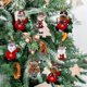 thumbnail image 4 of Colgante de árbol de Navidad para niños, adornos de Papá Noel, muñeco de nieve, oso, alce, muñeco para el hogar, decoración de regalo de Año Nuevo, 4 of 4