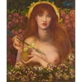 thumbnail image 2 of Dante Gabriel Rossetti 12x14 Gold Ornate Wood Frame and Double Matted Museum Art Print Titled - Venus Verticordia (1868), 2 of 4