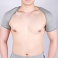 thumbnail image 2 of Shoulder Brace for Men Adjustable High Compression Sleeve Support Wrap Injury Prevention Strap for Gym Sport, 2 of 6