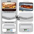 thumbnail image 3 of Half Sheet Pans with Rack Set, 13 Inch Commercial Quality Baking Sheet Pan Set, Natural Aluminum Cookie Sheet, Warp Resistant Nonstick Thick Cookie Tray Pans for Baking, Roasting, 3 of 8