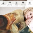 thumbnail image 3 of Creowell Funny Duck Throw Blanket Super Soft Warm Animal Ducks Birthday Valentines Decorative Blankets for Bedding Car Sofa Couch Home All Season 40x50in, 3 of 6