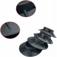 thumbnail image 5 of Amortiguador para lavadora, 4 unidades, rodamientos antivibración, soporte de goma antideslizante para lavadora y secadora, color negro, 5 of 5