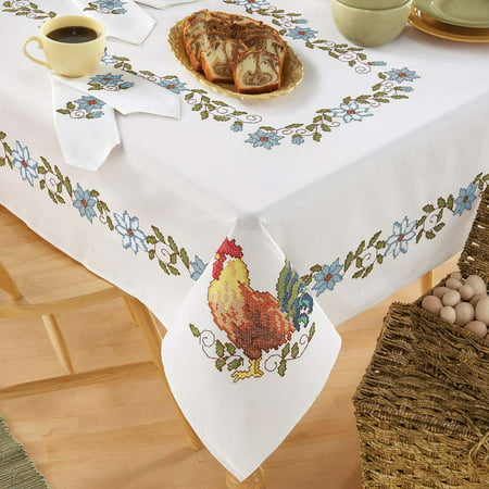 Herrschners® Country Rooster Table Runner Stamped (Best Cross Country Runners)