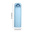 thumbnail image 3 of Hovmgk 500ml Insulated Water Bottle, Stainless Steel Sports Thermos, Leak-Proof Travel Mug for Hiking, Office & Outdoor, Easy-Cleaning Portable Water Bottle for Men & Women, 3 of 6