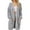 Light Ashy, variant on Women's Long Knit Cardigan Sweater, Solid Color Open Front Duster, Loose Fit Pocketed Sweater, Casual Spring Summer Cover Up, Lightweight Oversized Cardigan Beige L