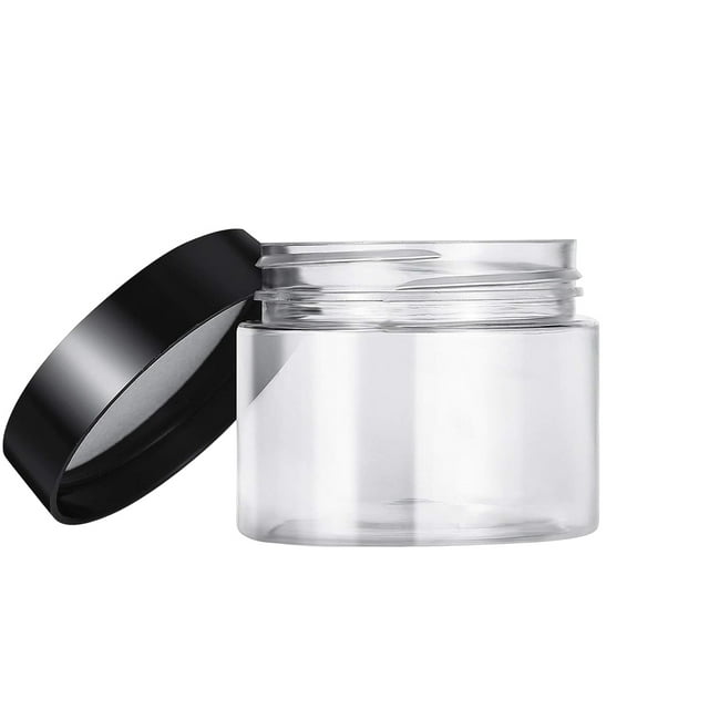 Tarro de crema facial DIY, soportes para embalaje de botellas, botellas de subpaquete transparente, contenedor cosmético de plástico con tapa Almacenamiento y organización del hogar tipo 4 Wosthever HA062036-04