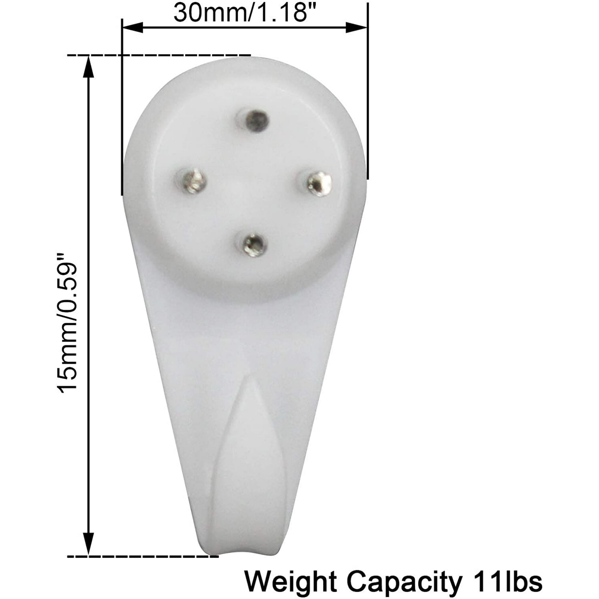 100Pcs Invisible Nail Screws Wall Hooks No Trace Picture Hangers