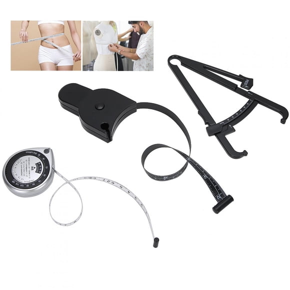Fdit Fat Caliper Body Measuring Ruler Measure Tape for Waist Leg Arm Measurement Tools,Measure Tape,Body Measuring Ruler