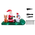thumbnail image 4 of Mr. Christmas Outdoor Lit Inflatable - Santa's Dog Sled, 4 of 6