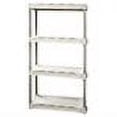 thumbnail image 2 of Gracious Living Brand 931402 Durashelf 4 Shelf Taupe Interlockable Plastic Shelving Unit, 2 of 2