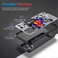 thumbnail image 4 of Phone Case for iPhone 12 Mini XS X 14 Pro Max 7 6S 8 Plus SE 15 11 Pro XR 13 B-Batman Spider S-Superman logo Soft Silicone Cover, 4 of 5