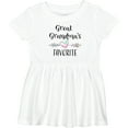 thumbnail image 3 of Inktastic Great Grandmas Favorite Heart Great Grandchild Girls Baby Dress, 3 of 5