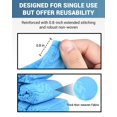 thumbnail image 4 of Fundas para zapatos Buself, extra grandes, desechables, antideslizantes, 100 unidades, azules, 4 of 8