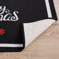 thumbnail image 4 of Black/White Merry Christmas Indoor Scatter Rug, Holiday Collection, 20" x 33", 4 of 5