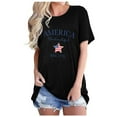 thumbnail image 2 of LEEYNEER Womens Graphic Tees Junior Fashion Casual Printing O-Neck Loose Short Sleeve T-Shirt Pullover Tops, 2 of 5