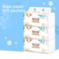 thumbnail image 3 of 3 Packs 118 Sheets Multifold Paper Towel Wood Pulp Paper Tissues Home Restaurant Toilet Napkins, 3 of 9