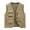Khaki, variant on Men's Hiking Vests Mesh Thin Breathable Lightweight Gillet Camping Hunting Sportswear Sleeveless Jackets Fishing Multi-Pocket Vest Outdoor Travel Cargo Jacket