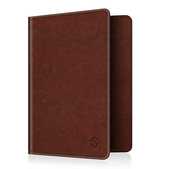 Fintie Passport Holder Travel Wallet RFID Blocking PU Leather Card Case Cover (Vintage Brown)