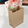 thumbnail image 5 of Kraft Paper Bag Takeaway Handy Gift Shopping Bags Bulk Brown with Handles 12 Pcs, 5 of 6