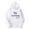 White, variant on Yaoyar Men's Letter Graphic Print Lightweight Hoodies Long Sleeve Drawstring Pullover Sweatshirts With Pockets
