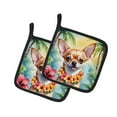 thumbnail image 2 of Chihuahua Luau Pair of Pot Holders, 2 of 2