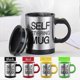 thumbnail image 2 of 400ml Coffee Cup with Button Multifunctional Stainless Steel Automatic Stirring Coffee Mug Cafe, 2 of 5