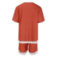 thumbnail image 6 of Toddler Boy Outfits Boys Matching Short Sleeve and Shorts Playwear 2 Piece Summer Set Boys' Clothing Sets Orange 7-8 Years, 6 of 9