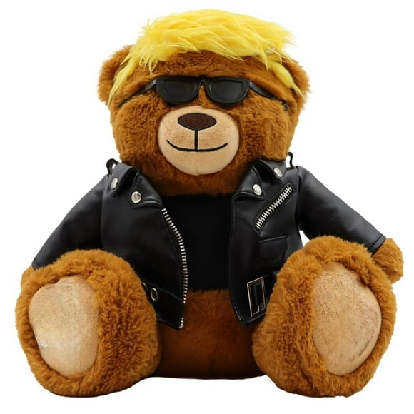 Clearance! Get Ready for A Collectible with The Trumpinator Teddy Bear.Trumpinator Teddy Bear 2024 Bear for Great Gifts Supporters and Patriotic Americans (Brown)