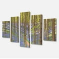 thumbnail image 2 of Blooming Bluebell Forest Panorama - Landscape Canvas Art Print, 2 of 3