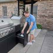 Backyard Discovery Fusion Flame 2 Galvanized Steel Outdoor Kitchen, Grill, Pizza Oven