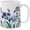 Irises Flowers, variant on Purple Lavender Flowers Ceramic Coffee Mug Tea Cup, 11 OZ