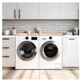 thumbnail image 2 of YOSITiuu Washer Dryer 54 inch Countertop with Safety Ledge for Laundry Room Organization, Light Wood, LF-WDCT1C, 2 of 9
