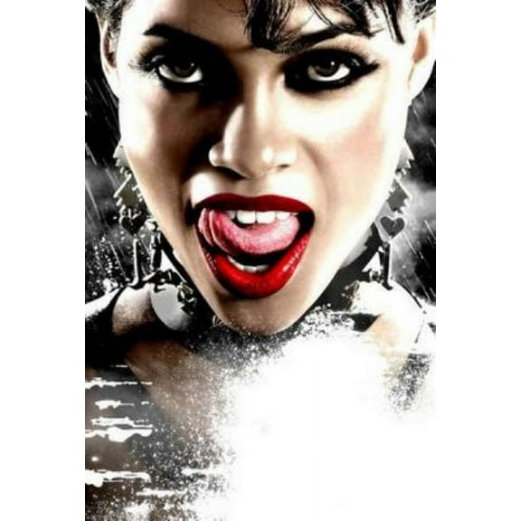 Sin City Tongue Movie poster 12x16 Print on Metal Sign 12in x 16in Square Adults Best Posters