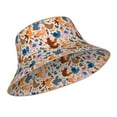 thumbnail image 2 of Kdxio Reflective Bucket Hat - Cute Chickens Print Bucket Hat for Men,Women, 2 of 9