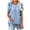 #0360-Mint Green, variant on Pleated Layered Tops for Women Summer 2026 Trendy Loose Plus Size Fake Two Piece Blouse Hide Belly Tunic Shirts
