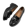 thumbnail image 2 of Where's That From Mocassins à Enfiler en Cuir Verni à Pampilles pour Femmes, 2 of 4