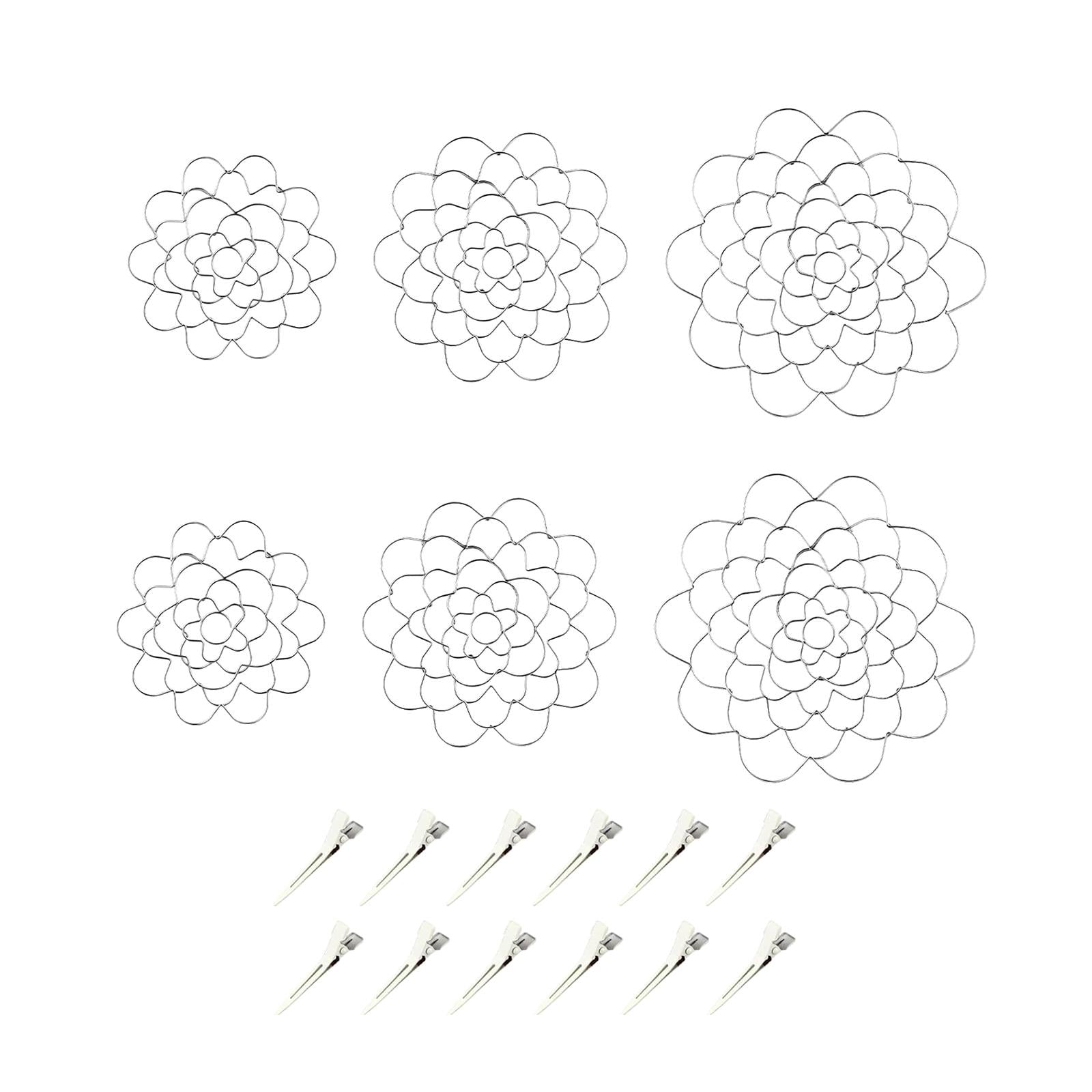 perfeclan Flower Arrangement Holder Floral Grid Floral Insert Lid Flower Flower Arranging Tool for Tabletop Floral Photo Prop 4 5 6inch 2 Pieces